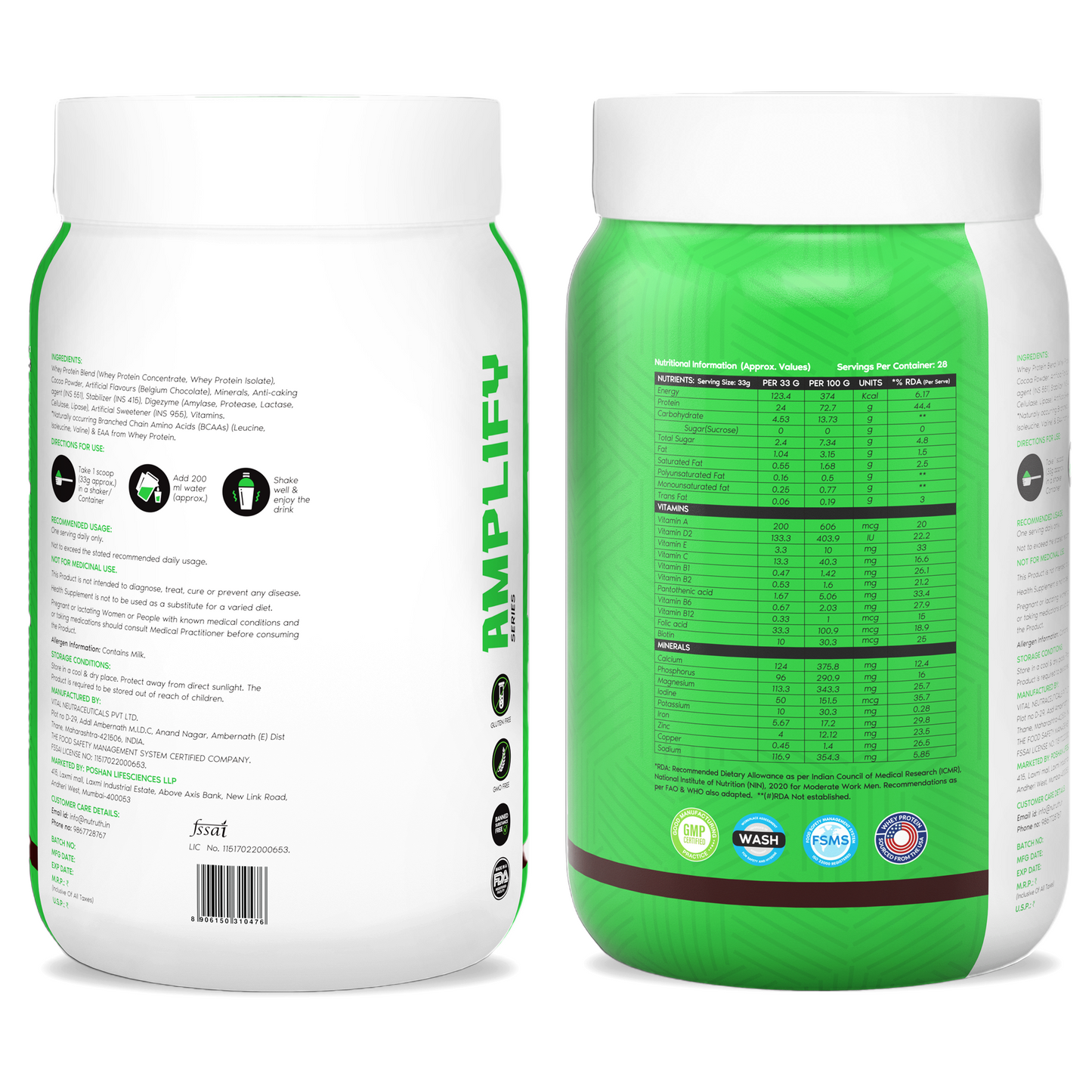 Amplify Whey Blend - Belgian Chocolate