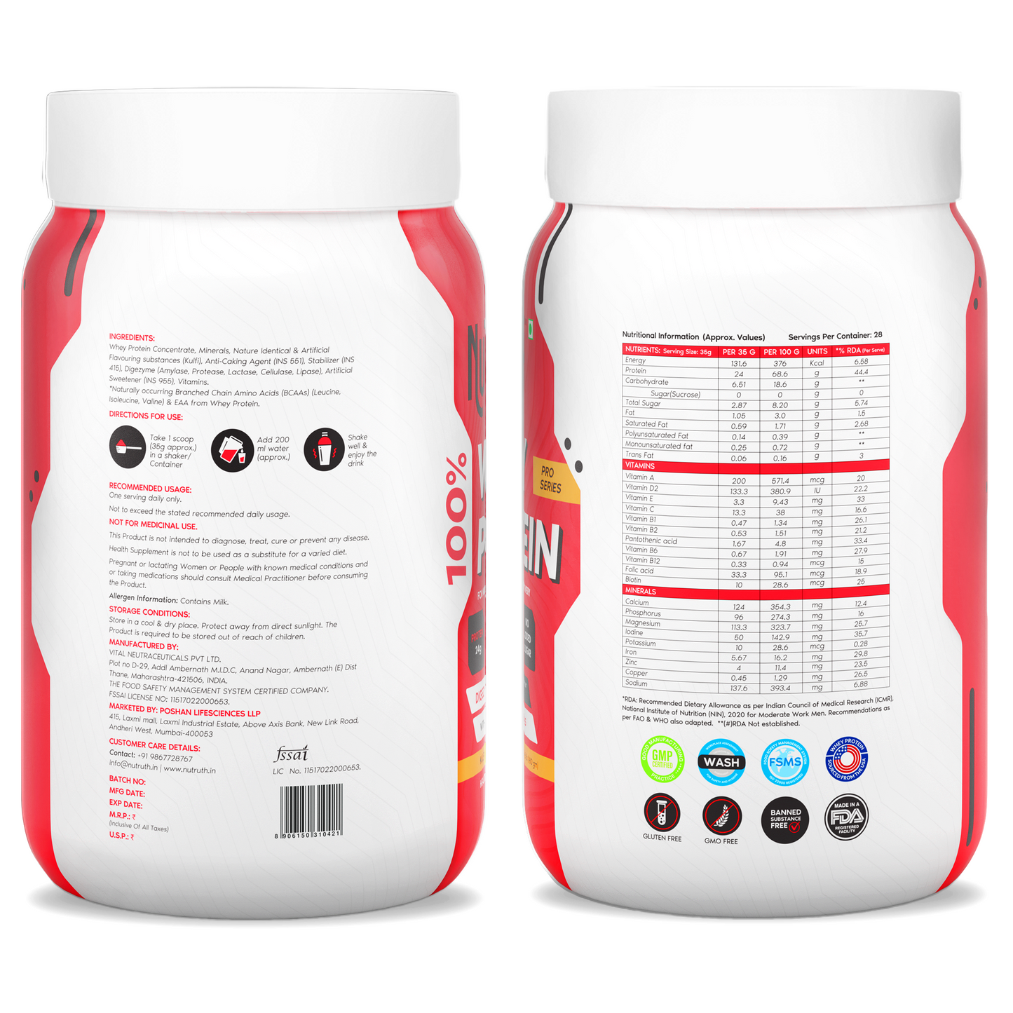 100% Whey Protein - Kulfi