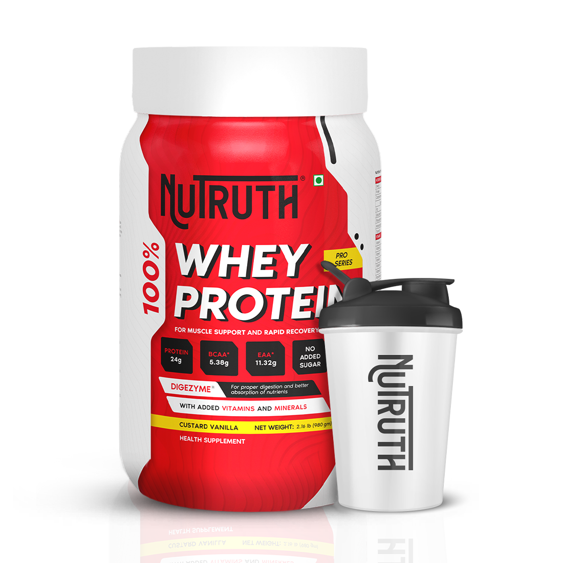 100% Whey Protein - Custard Vanilla
