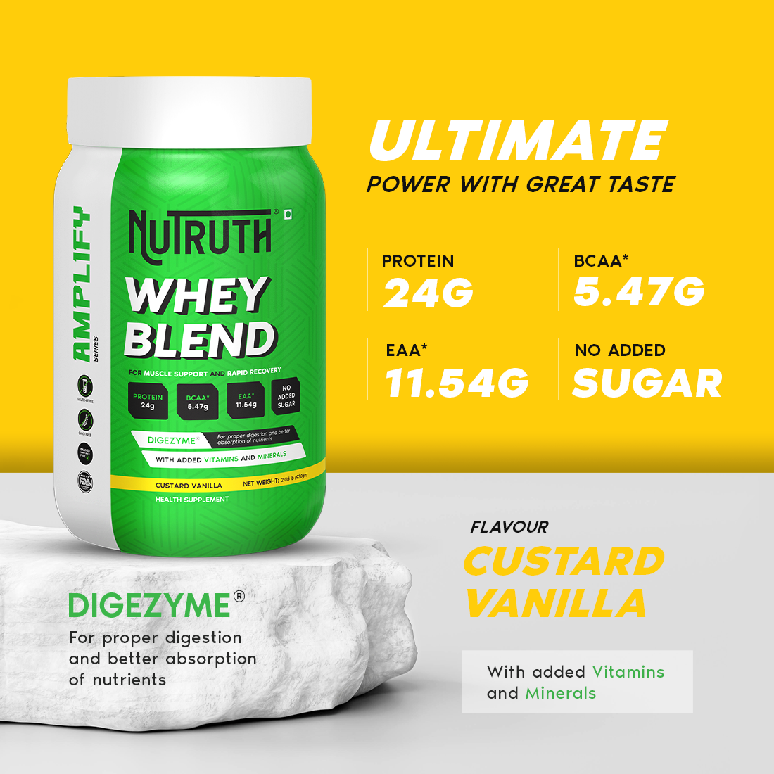 Amplify Whey Blend - Custard Vanilla